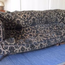 Antique Damask Chesterfield